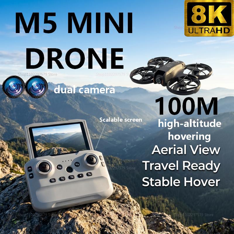 Rc Helicopter Gyro - 2026 New M5 Mini Drone 8K
