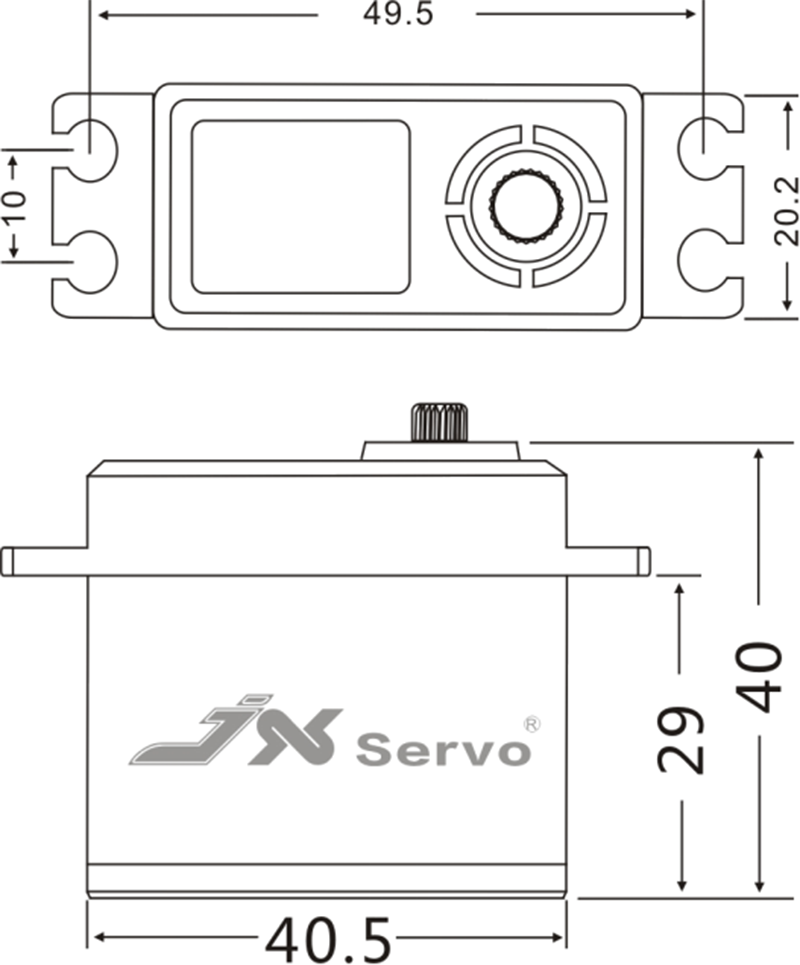 JX Servo CLS-6322HV 22KG High  - Rc Helicopter Motor recension och pris