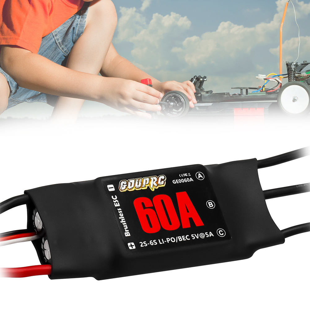 60A Brushless ESC 2-6S Electri - Rc Helicopter Electric recension och pris