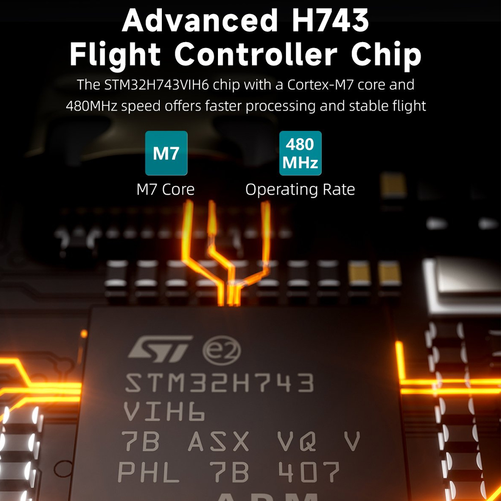 GEPRC TAKER H743 BT 8Bit 80A S - Rc Helicopter Remote Control recension och pris