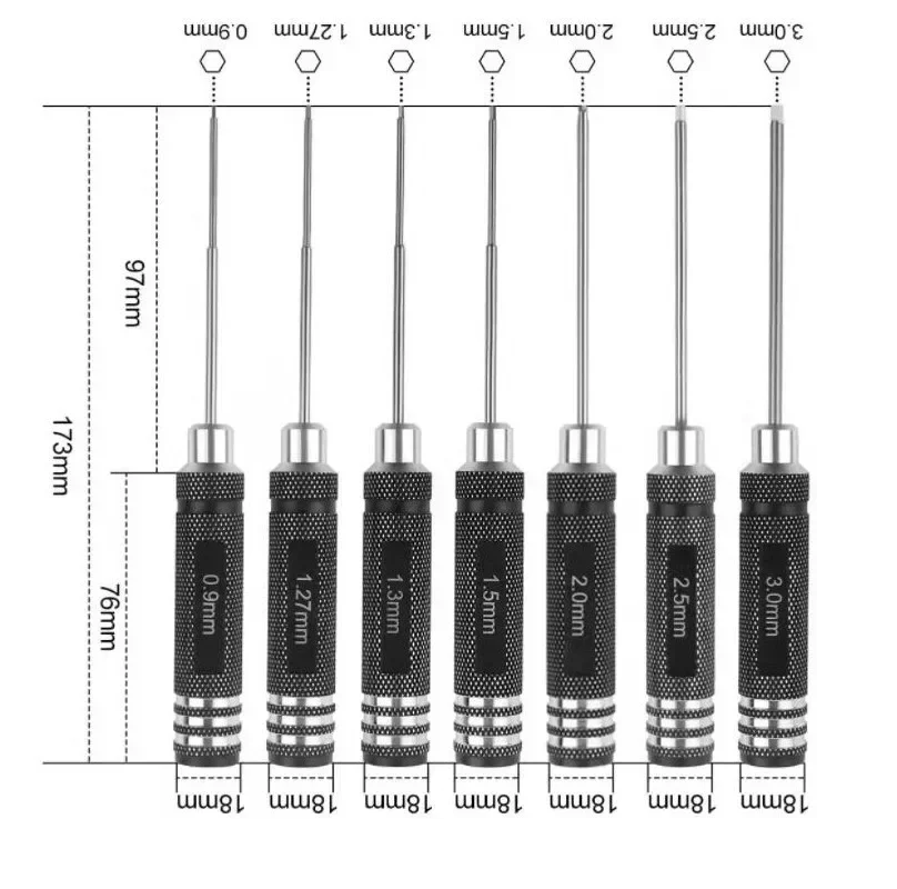 0.9/1.27/ 1.3/ 1.5/ 2.0/ 2.5/  - Rc Helicopter Tool Kit recension och pris