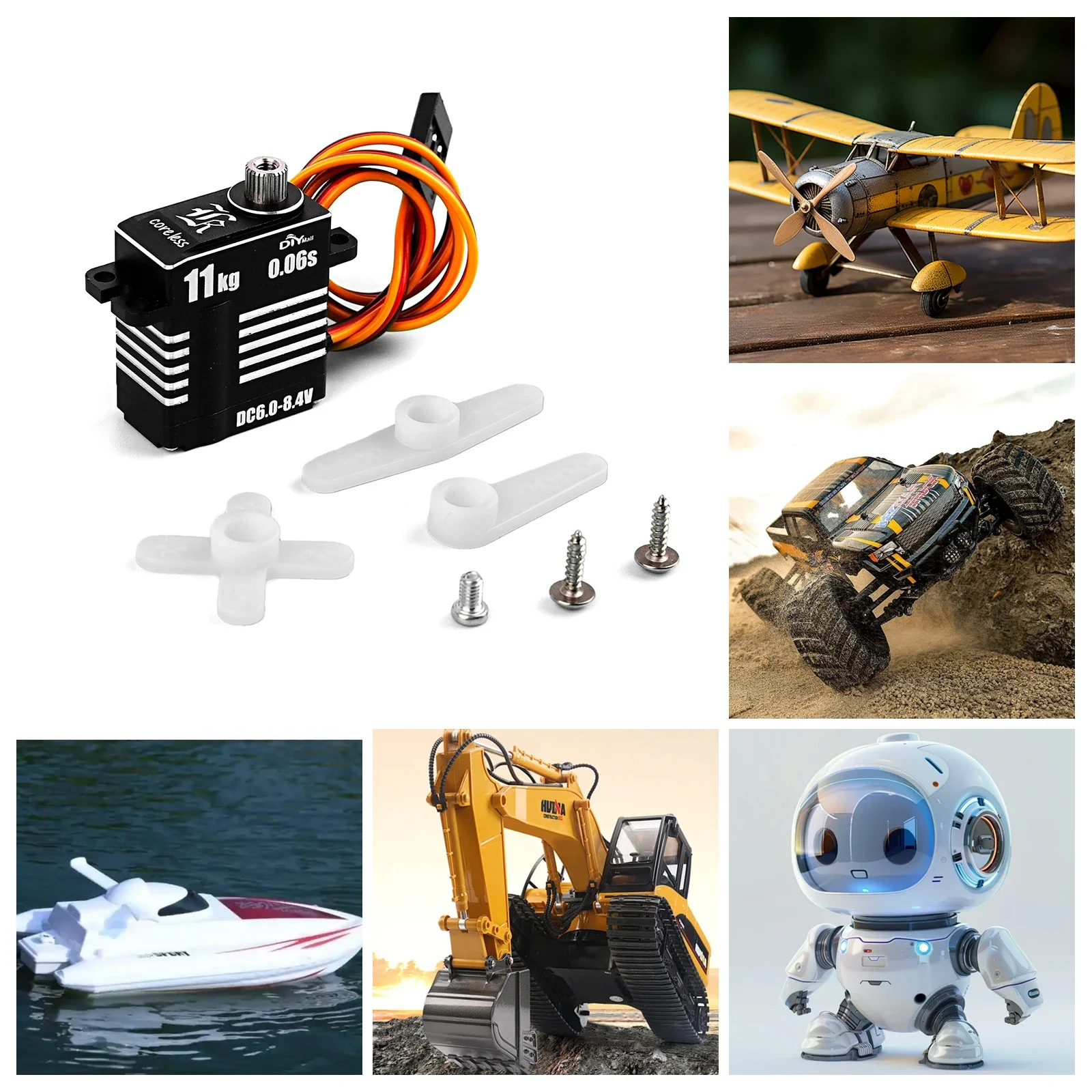 H-11 11KG Micro Digital Servo  - Rc Helicopter Motor recension och pris
