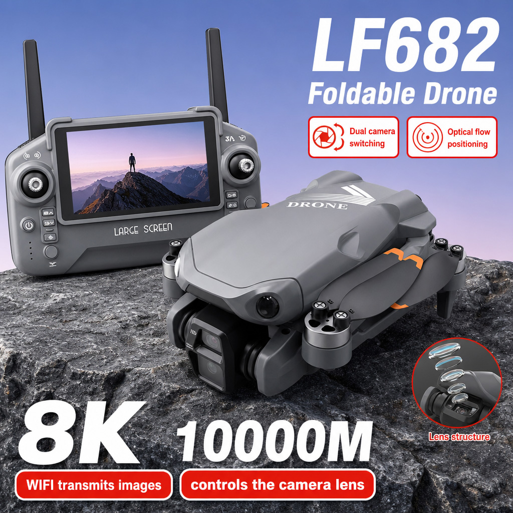 Aerial Photo LF682 Drone 8K HD - Rc Helicopter Electric recension och pris