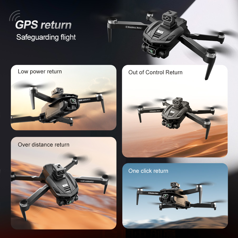 V168 PRO Max GPS Drone 8K Prof - Rc Helicopter Electric recension och pris