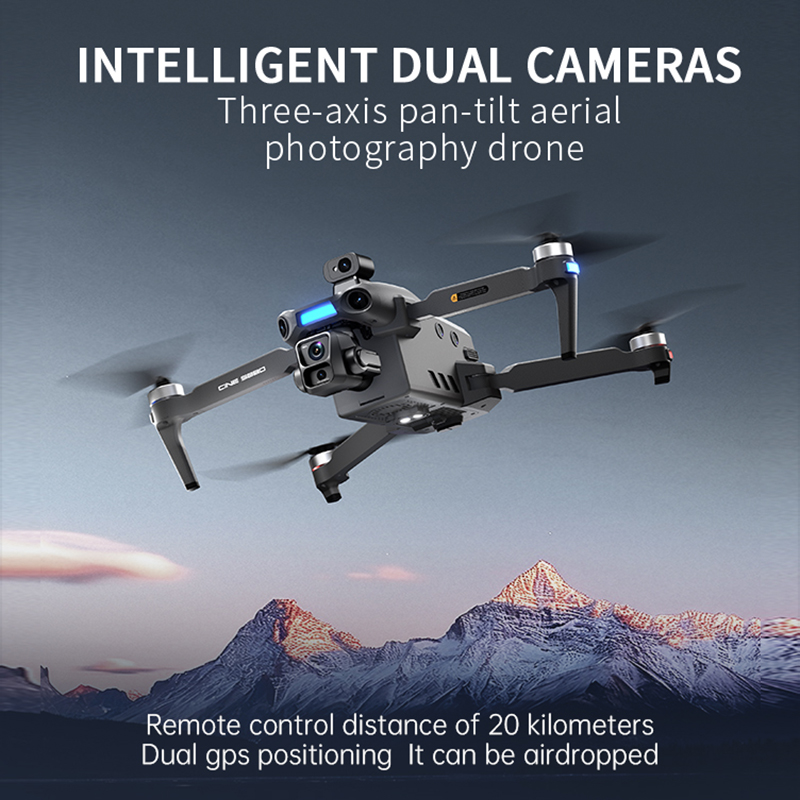 2026 New 8K Dual Camera Drone  - Rc Helicopter Electric recension och pris
