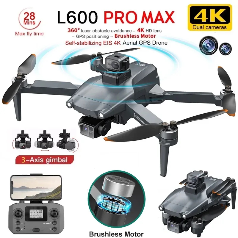 L600 PRO MAX GPS Drone Profess - Rc Helicopter Electric recension och pris