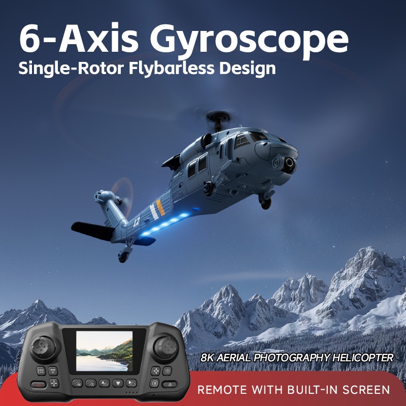 8K Flybarless Optical Flow Hov - Rc Helicopter Gyro recension och pris
