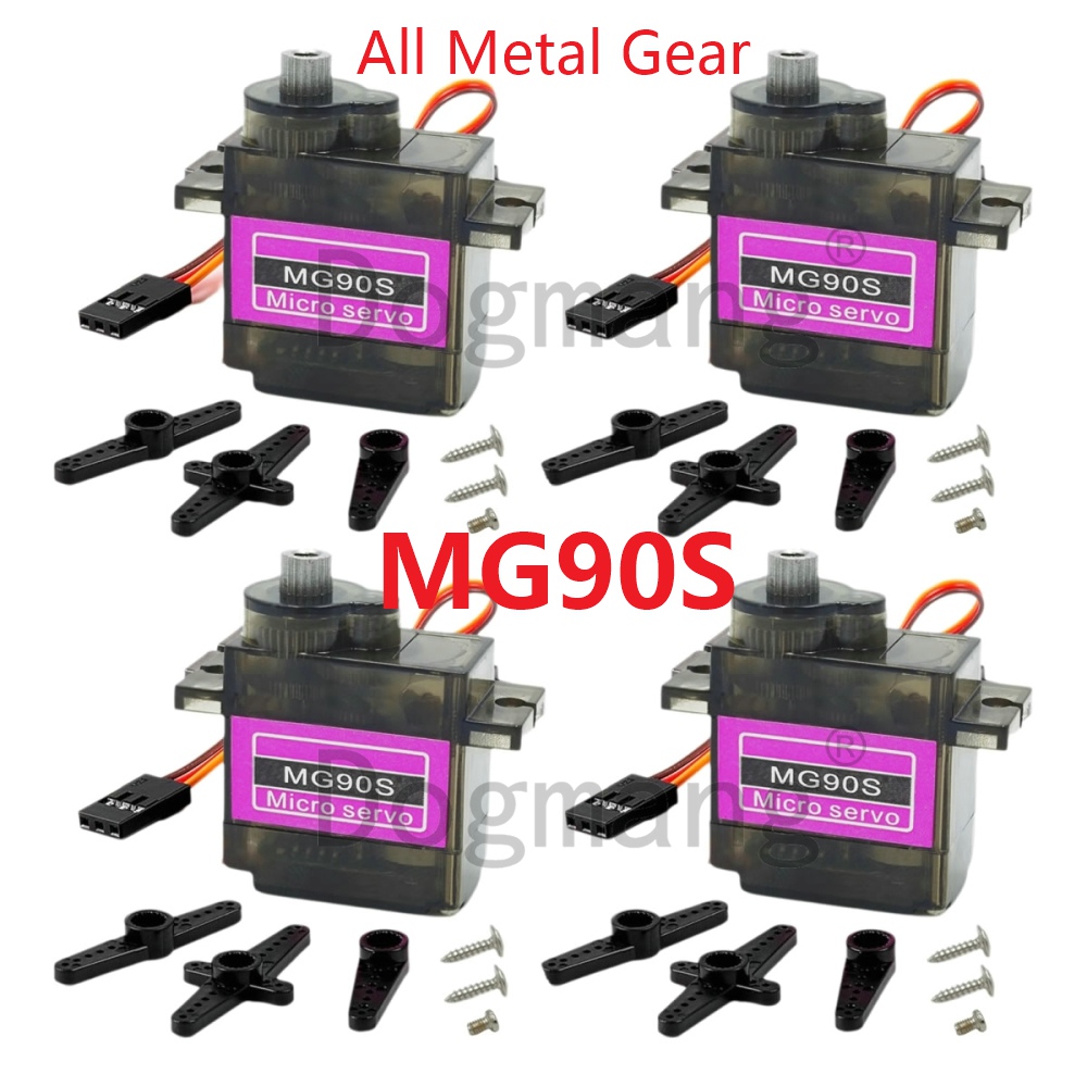 MG90S Servo 1/2/4/10/20/50 Pcs - Rc Helicopter Servo recension och pris