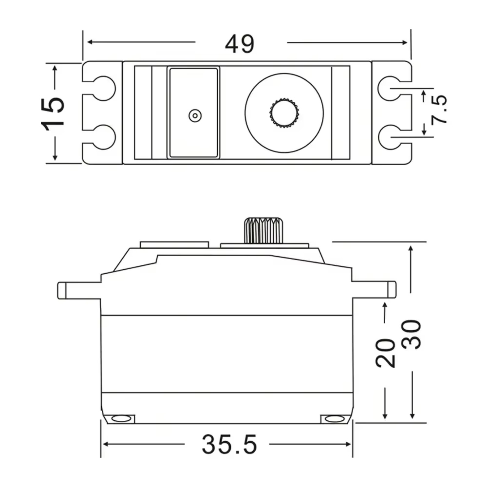 JX PDI-HV2545MG Digital RC Ser - Rc Helicopter Motor recension och pris
