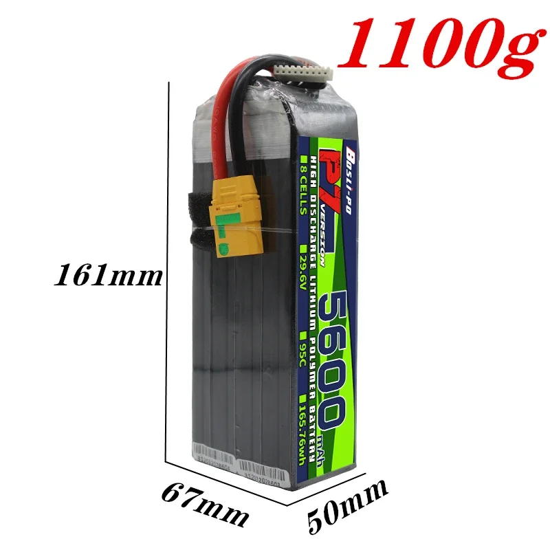 Bosli-po 8S 29.6V 5600m-Ah 95C - Rc Helicopter Bag recension och pris